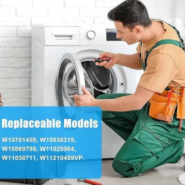 Tvättmaskiner-W11210459 Vatteninloppsventil för tvättmaskin ersätter W10838319 W10869799 Ps11757114 W11038711 W11210459vp