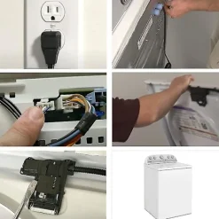 Tvättmaskiner-W11307244 W10682535 Ersättningslås för tvättmaskinslock (3 kablar) Passar för, Tvättmaskinslock Dörrlåsmontering