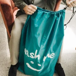 Tvättillbehör-Wash Me Reseletvättsäck, Maskintvättbar Tvättsäck