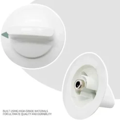 Torktumlare-WE1M652 Torktumlarknapp med förstärkt metallhylsskydd för G-E Hot-Point torktumlare - Ersätter AP3995164 PS1482196