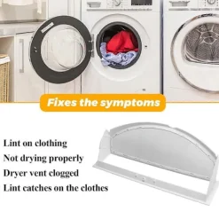 Torktumlare-WE18X25100 WE18M19 Torktumlare Luddfilter Skärmnät för Torktumlare Ersätter WE18M30 WE18M28 AP60375