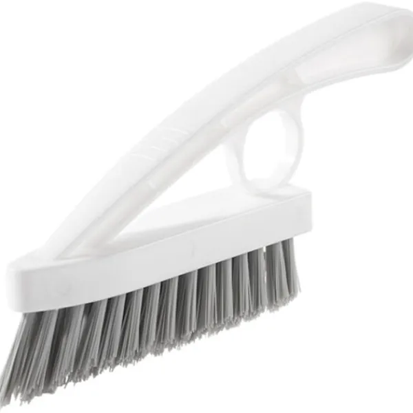 wxsp Fönsterrengöring-1 st Fönster Rake Rengöringsborste - Vit och Grå Diskbänksrengöringsborste - Speciell Design för Fönsterrakor och