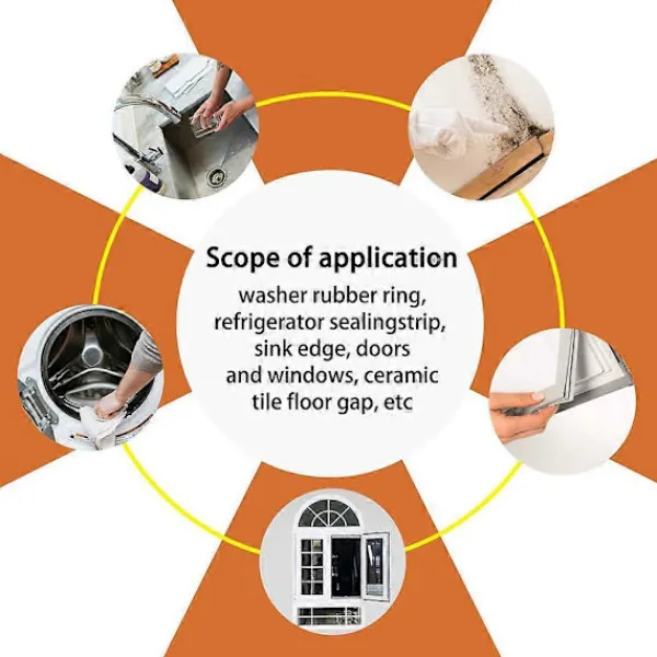 Skadedjur & Insekter-2x Djup Mögelborttagningsgel, Hushålls Mögelborttagningsgel för Kök Badrum Väggplattor Fläckar Diskbänk