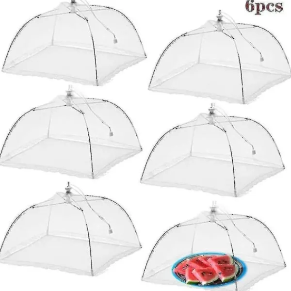 Skadedjur & Insekter-6x Flugnät Fruktnät Matkupa Matduk Mat Skyddskupa 43cm