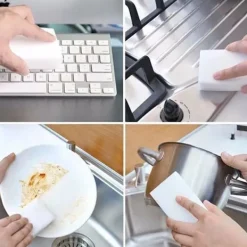 Northix Svampar & Dukar-4x Magisk Nanosvamp - Rengöringssvamp - Non-Chemical