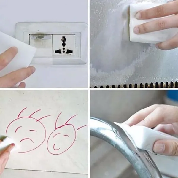 Northix Svampar & Dukar-4x Magisk Nanosvamp - Rengöringssvamp - Non-Chemical