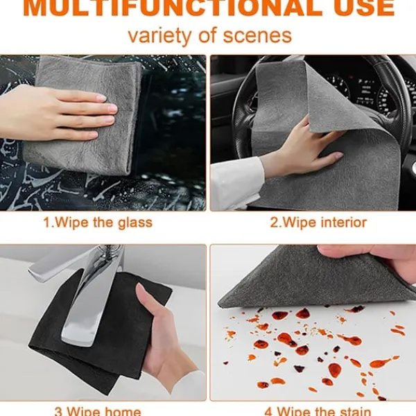 Svampar & Dukar-15X Mikrofiberdukar rengöringsdukar, magiskt vatten