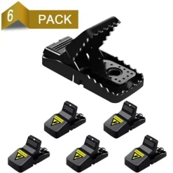 Skadedjur & Insekter-6X Musfälla Snäppfälla Återanvändningsbar fälla för mus, råtta - M_yux