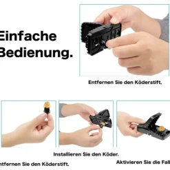 Skadedjur & Insekter-6X Musfälla Snäppfälla Återanvändningsbar fälla för mus, råtta - M_yux