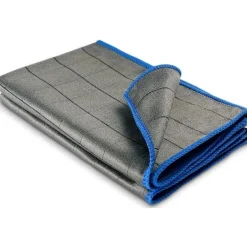 Fönsterrengöring-3x Professionella Mikrofiberdukar för Glas 400gsm Ränderfria - Extremt Absorberande, Ludd-Fria Polerdukar 50x40cm 3pc