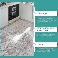 Rengöringsmedel-1-3x Stark Cementfläckborttagare Cementrengöring Stark Upplösande Väggplattor 1pc