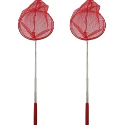 Skadedjur & Insekter-2X Utomhus Fångstfjärilsnät Fiskenät Väska Rostfritt Stål Teleskopiskt Fiskenät T