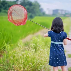 Skadedjur & Insekter-2X Utomhus Fångstfjärilsnät Fiskenät Väska Rostfritt Stål Teleskopiskt Fiskenät T