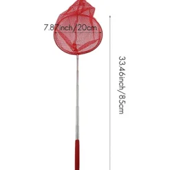 Skadedjur & Insekter-2X Utomhus Fångstfjärilsnät Fiskenät Väska Rostfritt Stål Teleskopiskt Fiskenät T