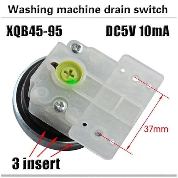 Tvättmaskiner-XQB45-95 DC5V 10mA Vattennivåbrytare för Tvättmaskin Vattennivåsensor Automatisk Sensor