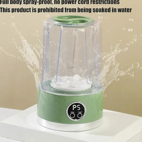 Tvättmaskiner-YE02 portabel minitvättmaskin, uppladdningsbar Kompatibel med resor lägenhet camping