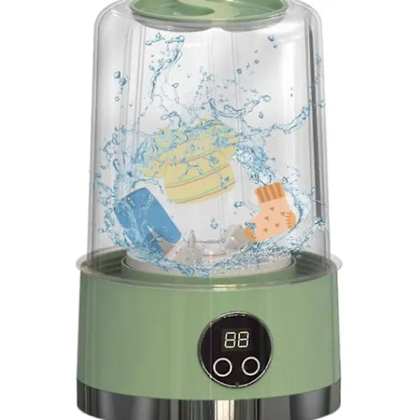 Tvättmaskiner-YE02 portabel minitvättmaskin, uppladdningsbar Kompatibel med resor lägenhet camping