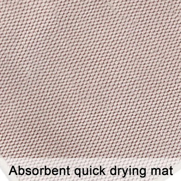 Svampar & Dukar-yyhh Diskunderlägg Mikrofiber Diskhandduksmatta, Superabsorberande, Mikrofiber Diskhandduksmatta Beige